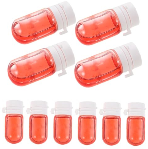 Vaguelly 10 Pièces huile pour cheveux bouclés capsules d'huile capillaire accessoire cheveux pour femme huiles capillaires parfumées pour femmes Red