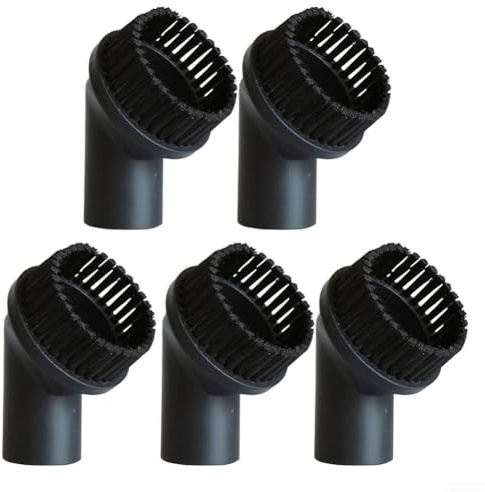 Drivstraw Spazzola per aspirapolvere a setole dure, compatibile con aspirapolvere a umido e a secco, diametro 36 mm, strumento di ricambio per tappeti, confezione da 5
