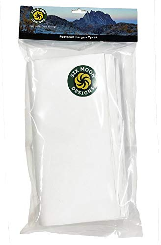Six Moon Designs Tyvek Footprint - Large Ultralight Tent Ground Sheet for 2 Person Tents - Heavy Duty Camping Accessories for Haven, Lunar Duo, Deschutes - Durable Puncture Resistant Barrier
