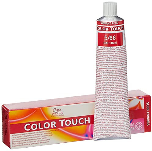 Wella Color Touch 5/66 castano chiaro viola intenso, confezione da 1