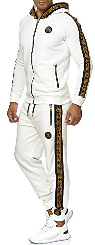 RED BRIDGE Set sportivo con logo R sui lati stampato per gli uomini Bianco
