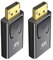SK Depot® - Adaptador DisplayPort a HDMI, adaptador DisplayPort a HDMI, DisplayPort a HDMI, puerto de visualización chapado en níquel de 1,4 V a HDMI para escritorio, portátil, proyector, monitor