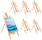JMIATRY 6 Pcs Chevalet de Table 27.7x19 cm, Chevalet Bois, Petit Chevalet Bois, Chevalet Peinture de Table pour l'exposition de peinture, dessin, cadre photo