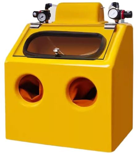 Gabinete de chorro de arena, Gabinete de granallado con control de pedal, Estación de trabajo de chorro de arena, Equipo de chorro de arena for eliminación de óxido de metal/limpieza de impurezas