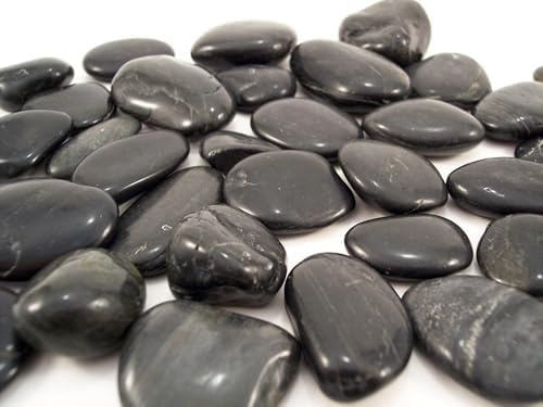 PIEDRAS NEGRAS PARA DECORACION DE JARDIN INTERIOR O EXTERIOR (20 kg)