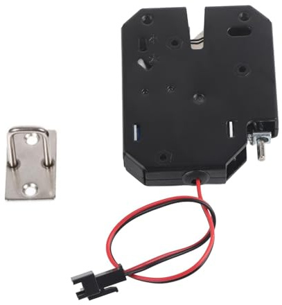 Nikou Serrure magnétique Électrique, Verrou de Contrôle D'accès Electromagnétique DC 12V 2A, Verrou Électronique D'armoire pour Armoire, Tiroir, Porte, Système de Contrôle D'accès
