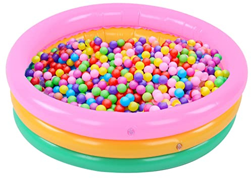 KENANLAN Uppblåsbar pool, babypool, sommarbarnpool, pool, uppblåsbar babyboll boxningspool, liten småbarnspool (M)