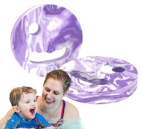 2 dischi da nuoto portatili, 18 x 3 cm, dischi per esercizi in acqua EVA, dischi da allenamento per nuoto portatili, tavole da nuoto antiscivolo, disco da allenamento, aiuti per il nuoto per
