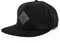 Blackskies® Port Arthur Snapback Cap | Damen Herren Baseball Mütze Kappe Kunst-Wildleder Schirm - Schwarz-Schwarz