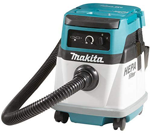 Makita DVC151LZ/2 Twin 18V (36V) Li-Ion LXT Cordless or 240V Corded L Class Dust Extractor - Batteries and Charger Not Included