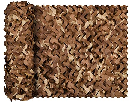 Tencen Camouflage Net Camo Netting Courtyard Decor Blinds for Photo Camp Sunshade Factory Farm Shelter Car Concealment Exhibit Party Backdrop Canopy Fence Ceiling Curtain Cover Paintball