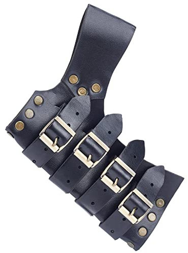 GORGECRAFT Lederschwert Frosch Schwarz Retro Mittelalterlich Verstellbarer Schwertholster Aus Kunstleder Universal-Schwerthalter Für Halloween Weihnachtsfeier Ritter Krieger Cosplay-Kostümzubehör