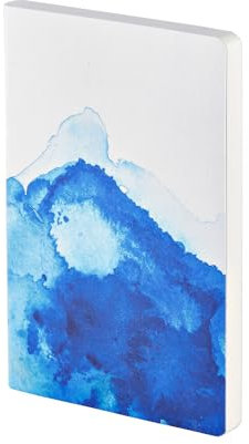 Nuuna Notizbuch A5 | Flow M - Wild Raindrop | 3,5 mm Punktraster | 176 Seiten | 120 g Premium-Papier | veganes Einbandmaterial | nachhaltig produziert in Deutschland