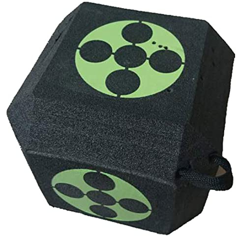 Training Target Square 3D Target Cube 6-Sided Foam Arrow Dice Self-Healing Broadhead Target, training target square