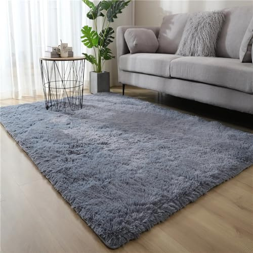 Tappeti Scendiletto Camera da Letto, Tappetino Camera da Letto, Tappeto Rosa, Tappeto Camera Ragazza, Tappeto Camera da Letto Moderno per Soggiorno, Camera da Letto, Comodino, Divano(Dark gray,160x230