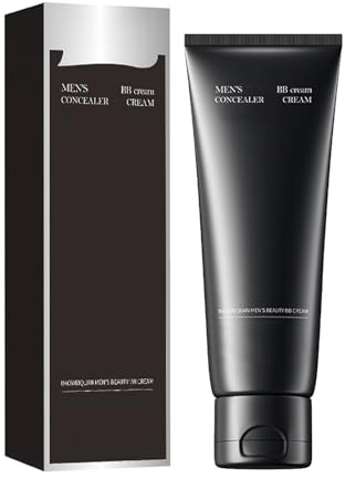 KOAHDE Crema correctora hidratante, crema facial para hombres, crema de base para hombres, crema de maquillaje hidratante, crema correctora hidratante para hombres, 50 g