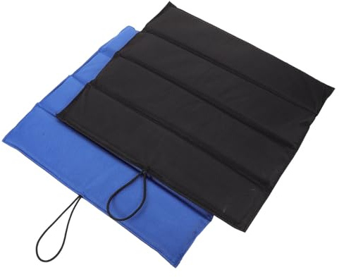 FUNOMOCYA 2 Piezas Unidades Cojín de Asiento Plegable para Senderismo al Aire Almohadilla Ligera y Resistente de Oxford para Camping Picnic y Estadios Portátil y Fácil de Transportar
