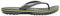 Crocs Unisex Erwachsene Crocband Flip Flip, Graphite/Volt Green, 46/47 EU