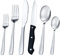 SuperCook 36-Piece Stainless Steel Cutlery Set for 6 with Steak Knives, Mirror Polish, Dishwasher Safe