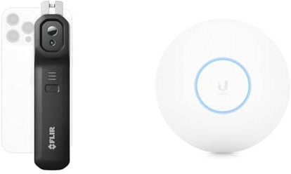 FLIR ONE EDGE PRO Wireless 160 × 120 IR camera with Ignite for iOS and Android & Ubiquiti HDMI UniFi 6 Pro Access Point - U6-Pro Wi-Fi 6, Dual Band