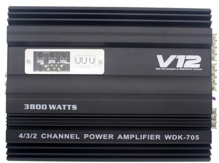 Lwaviwer 12V 3800W Car Audio Amplificatore Ad Alta Potenza Dual Bass Uscita Carrello 4 Canali Audio Altoparlante Subwoofer Amplificatore