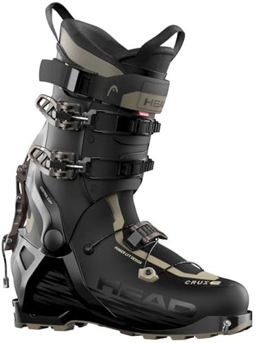 HEAD - Skischuhe Crux Pro Black Herren – Größe 45 – Schwarz