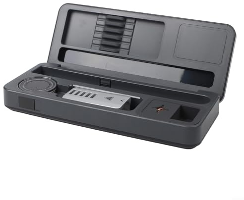 Zoegneer HS-02 - Juego de caja de almacenamiento inteligente de soldador con banco de trabajo móvil tipo C PD QC DC multiprotocolo fuente de alimentación de 100 W control de temperatura (HS-02A alto)