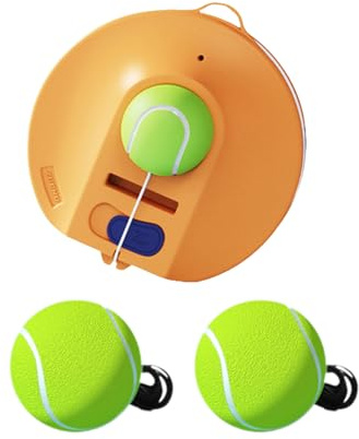 TEMOOUES Entraîneur De Tennis avec Balle À Cordes Outil D'entraînement Portable Équipement ' Unique pour Débutants Exercice Sportif Équipement ' Unique pour L'auto-