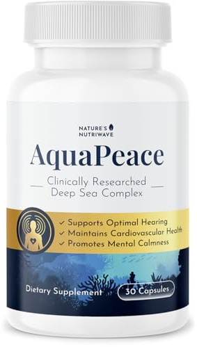 Nature’s NutriWave AquaPeace – Aqua Peace Caps Daily Marine-Based Supplement with Seaweed & Algae Extracts – Clean, Stimulant-Free Formula – Non-GMO, Made in USA - 30 Capsules, 1 Month Supply