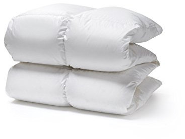 White Cloudz KAPRUN Daunendecke 140x220 cm Wärmeklasse 4 – Extra warme Bettdecke mit 90% Europäische Gänsedaunen – 880g, hochwertiger Bezug aus 100% Mako Baumwolle, besonders weich & flauschig