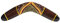 Australian Treasures - Boomerang en Bois Fait à la Main 30cm