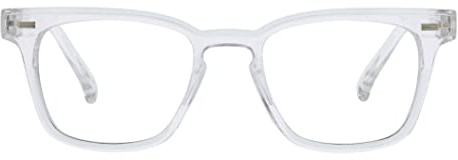 peepers by peeperspecs mens Strut Blue Light Blocking Reading Glasses, Clear, 48 US