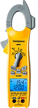 Fieldpiece SC480 True-RMS Wireless AC Clamp Multimeter