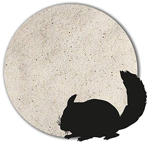 Anbobo 1 kg - 25 kg Chinchillasand Badesand hocherhitzt keimfrei samtweich weiß (15 kg)