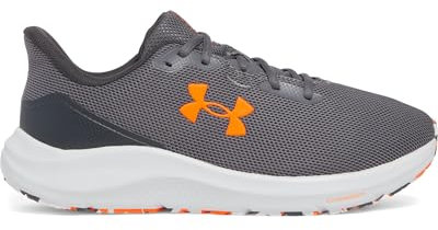 Under Armour Herren UA Charged Pursuit 4 Laufschuhe, Castlerock/Anthracite/Blaze Orange, 44.5 EU