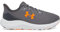 Under Armour Herren UA Charged Pursuit 4 Laufschuhe, Castlerock/Anthracite/Blaze Orange, 44.5 EU