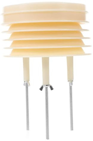 Milisten Wetterstationsgehäuse Temperatursensorschutz Mit Lamellenschutzkasten Für Outdoor Sensorversorgung Korrosionsbeständig Und Robust