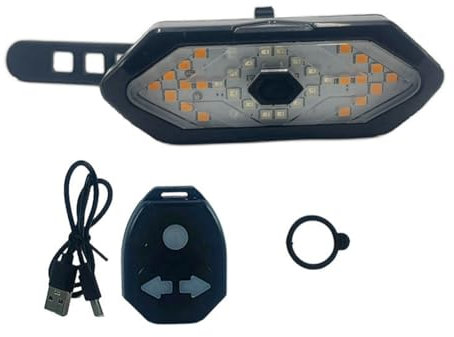 Kueohse Wireless Remote Control Taillight for Electric Scooter Rear Light with Turn Signal Waterproof Lamp Accessory
