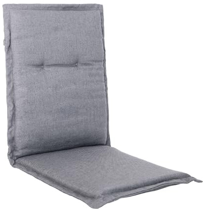 C-Hopetree Indoor High Back Rocking Chair Cushions for Glider and Swivel Rocker, Outdoor Replacement Highback Dining Seat Pads with Back Elastic and Ties, 18 x 42 x 1.5, Dark Grey, Set of 1