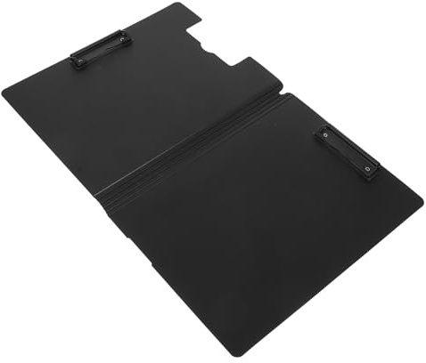 Uonlytech Carpeta Plástico Plegable con Doble para Documentos Portapapeles Ligero y Elegante para Oficina Escuela y Organizador Multifuncional para Almacenamiento y Gestión de Papeles