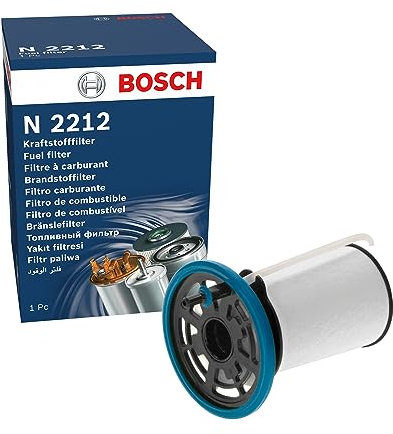 Filtro Diesel per Auto Bosch N2212 - Separa le particelle e l'acqua dal carburante, protegge il sistema di iniezione