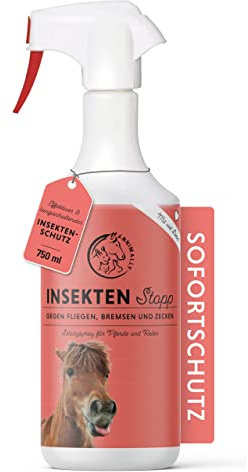 Annimally Insektenspray Pferd 750 ml - Fliegenspray für den sofortigen Schutz gegen Fliegen, Bremsen & Mücken - Insektenschutz Spray für Pferde - Pferdezubehör & Pferdepflege