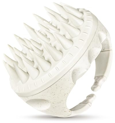 Kopfhaut Massagebürste, Shampoo Bürste Silikon, Hair Scalp Massager, Sanft Kopfmassage Bürste für Nasses und Trockenes Haar, Haarmassagebürsten für Peeling und Kopfmassage