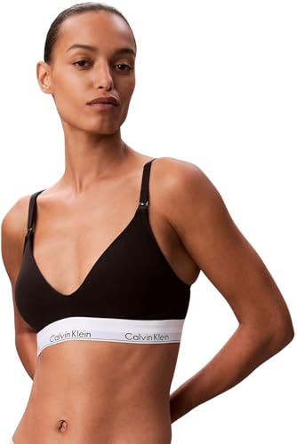 Calvin Klein Donna Reggiseno Allattamento Lightly Lined Bralette, Nero (Black .), S
