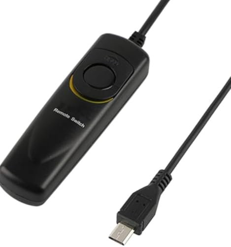 Cable de Control Remoto RM-VPR1 para Disparador de Cámara con Funciones de Enfoque Automático y Medición Compatible con Sony A1, A9, A7, A7S, A7RV, A9III, A6600, M7, M4, M5, RX10M3, M4, A77, A99 II