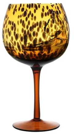 Vinglas | Stammad 610 ml leopardtryck dryckesartiklar | leopard tryck bägarglas, för kök bar vänner Thanksgiving öl födelsedagsfest jul bröllop whiskey