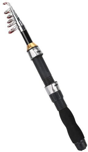 Mini Taschen Angelrute Pen Angelrute für Seefischerei Salzwasser Süßwasserfischen(1.5M)