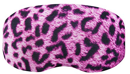 Coolcasc® Coolmasc Pink Leopard – Housse masque ski homme | Protection lunette de ski pour lentille – Couvre-masque anti-rayures et poussière, accessoire hiver résistant