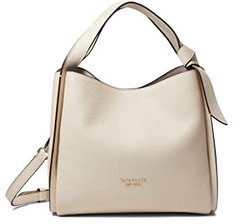Kate Spade New York Knott Pebbled Leather Medium Crossbody Tote Milk Glass One Size