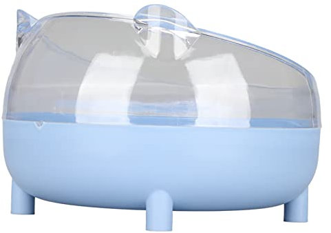 Gamelles pour Chat Inclinées Gamelle Surélevée pour Chat et Eau Anti-vomissements Bol Orthopédique pour Chat avec Couvercle et Support Antidérapant pour Chats et Chiens de Petite Taille(bleu)